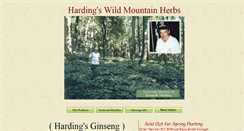 Desktop Screenshot of hardingsginsengfarm.com